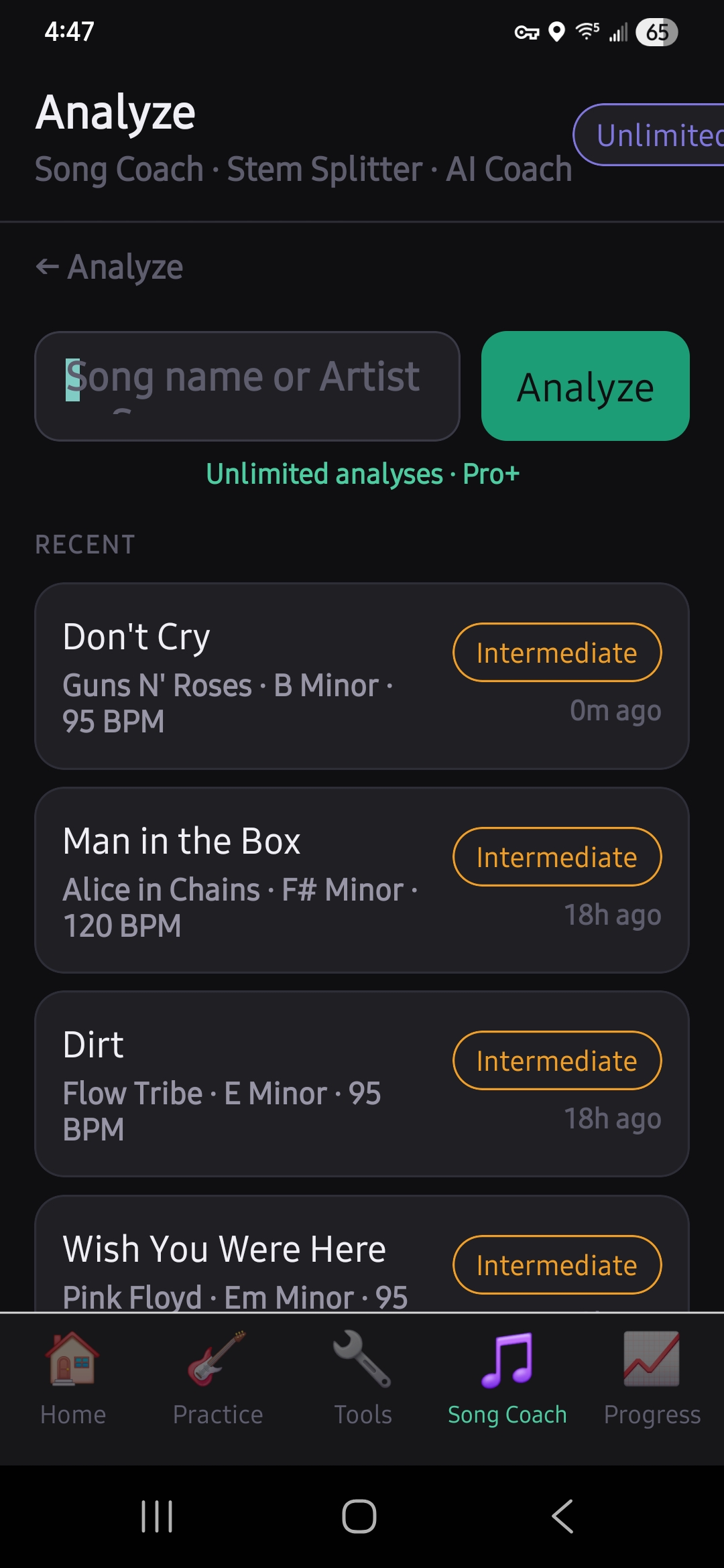 Song Coach